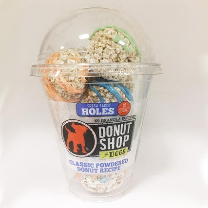 K9 Granola Donut Holes For Dogs (Peanut Butter W/Sprinkles)