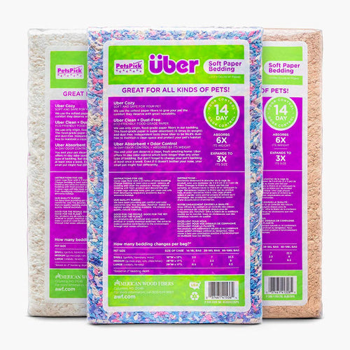 Pets Pick Über Soft Paper Bedding (56 Liter, Confetti)