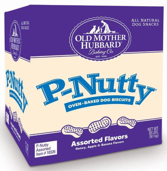 Old Mother Hubbard Crunchy Classic Natural P-Nutty Assorted Flavor Dog Biscuits