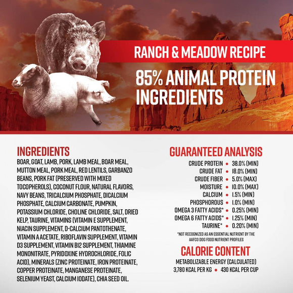 Essence Grain Free Ranch & Meadow Recipe Dry Dog Food