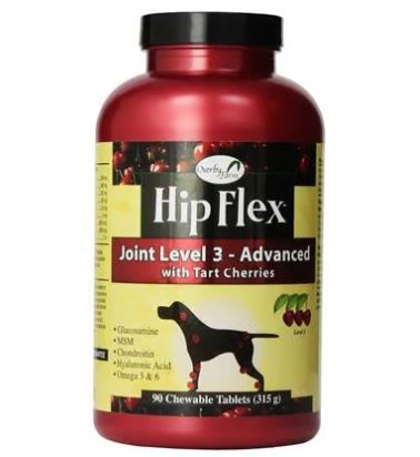 Overby Farm Hip Flex Joint Level 3 Advance Care with Glucosamine & MSM Chewable Tablets for Dogs (90-ct)