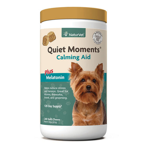 NaturVet Quiet Moments® Dog Calming Aid Soft Chews