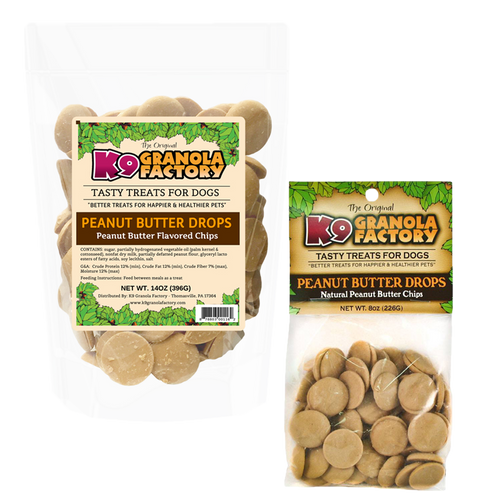 K9 Granola Factory Yogurt Drops Dog Treats, Peanut Butter (8-oz)