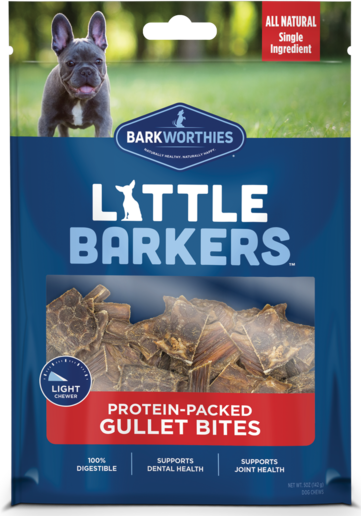 Barkworthies Little Barkers Gullet Bites Dog Treats (5 oz)